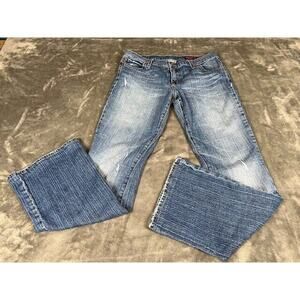 Blue 2 Jeans Women's 31 Blue Medium Wash Boot Cut Jeans
